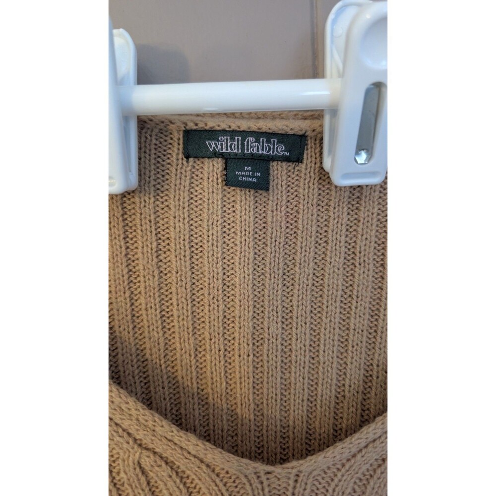 Wild Fable Women Brown Pullover Sweater medium - Picture 3 of 7